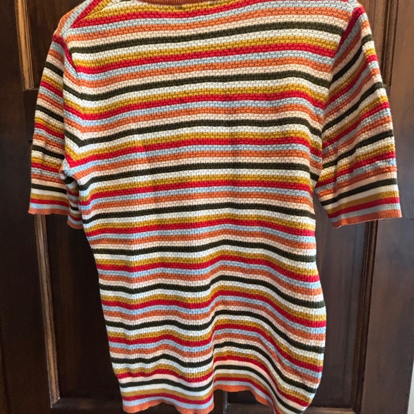 Colorful stripe knit top - Picture 2 of 3